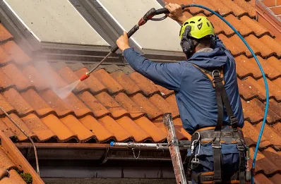 Démoussage et hydrofuge de toiture à Berné